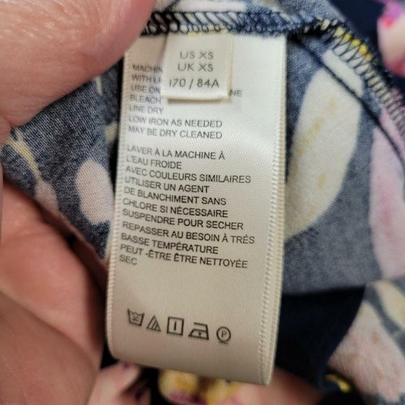 Free People Tate Bell Sleeve Tunic Mini Dress Women's Size XS Floral Print NWT - Picture 10 of 11